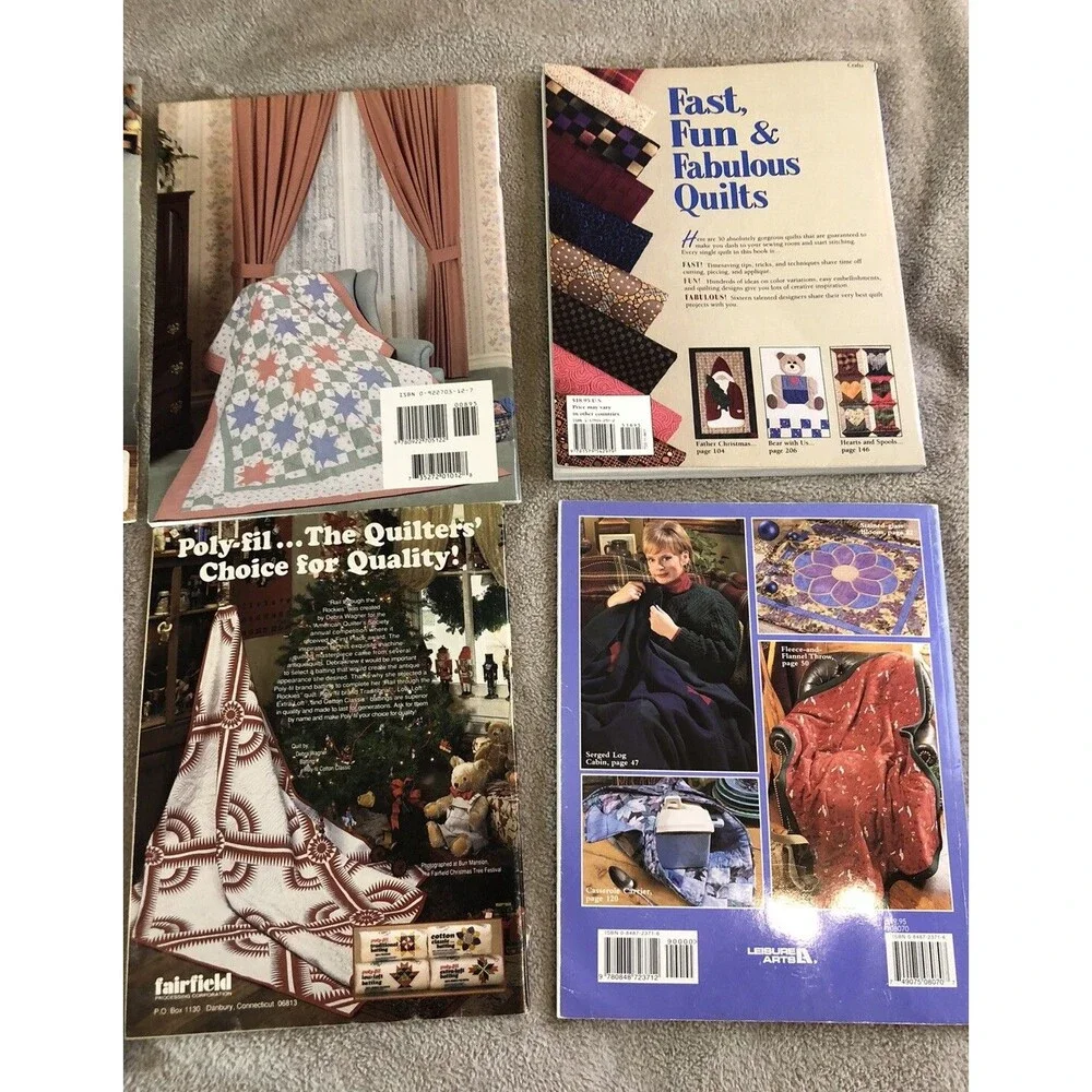 Lot of 9 Quilting Quilt Block Patterns Designs Books Uncut Beginners To Advanced